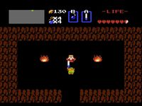 une photo d'Ã©cran de The Legend of Zelda sur Nintendo Nes